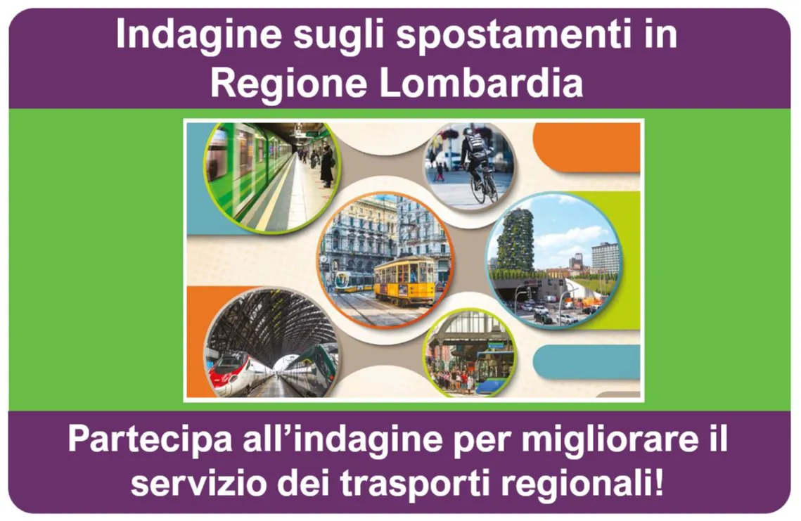 News Image Indagine sugli spostamenti in Regione Lombardia